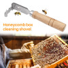 1 Pcs Stainless Steel Bee Hive Cleaner Honey Shovel Uncapping Scraper Frame Cleaning Tool with Wood Handle Beekeeping Supplies