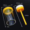 Beekeeping Plunger Queen Bee Labeled Bottle Catcher Tool Mark Beekeeper Supplies with Soft Plunger Bee Marker Tools