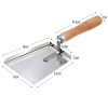 Beekeeping Shovel Bee Honey Cleaning Stainless Steel Honey Scraper Cleaner Tools For Beekeeper Supplies Wooden Handle