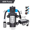 50-5M 13cm Stake Sprinkler Watering System Garden 60W Power Self-Priming Pump Automatic Irrigation Equipment 1/4”Hose Drip Kits