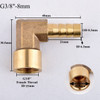 2pcs Brass Barb Pagoda Connector G1/8 1/4 3/8 To 6~14mm Copper Pipe Joint Automatic Irrigation Equipment Garden Hose Adapter