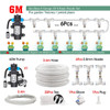 Garden 0.8mm Nozzle Misting Watering System 45-100W Self-Priming Pump Automatic Irrigation Equipment 1/4" PE Hose Sprayer Kit