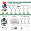 Garden 0.8mm Nozzle Misting Watering System 45-100W Self-Priming Pump Automatic Irrigation Equipment 1/4" PE Hose Sprayer Kit