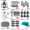 Garden 60W Pressurize Pump Adjustable Nozzle Mist Irrigation Kit Timer Socket Greenhouse Automatic Sprayer Irrigation Equipment