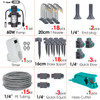 Garden 60W Pressurize Pump Adjustable Nozzle Mist Irrigation Kit Timer Socket Greenhouse Automatic Sprayer Irrigation Equipment