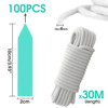 Self Drip Watering Cotton Core Rope Capillary Wick Cord for Garden Home Plants Violet Potted DIY Automatic Irrigation Equipment