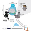 30-50M Smart Garden Watering System Adjustable Dropper Misting Cooling Nozzles Fitting Greenhouse Automatic Irrigation Equipment