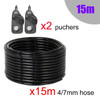 Garden Irrigation System 1/4" Blank Distribution Tubing Watering Drip Kit DIY Saving Water Automatic Irrigation Equipment Lawn