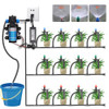60W Self-Priming Pump Watering System 90/180/360 Degree Refraction Nozzle Automatic Irrigation Equipment for Garden Plants Drip