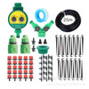 With Lcd Display Drip Irrigation System Watering Cycle Automatic Irrigation Equipment Rotating Switch Control Timing Dripper Set