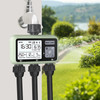 Eshico Newest 2024 3-Outlet Water Timer Independent Control Program Digital Garden Sprinkler