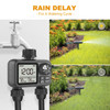 Eshico M06-UN 2-Outlet Dial & Button Water Timer Automatic Timed Irrigation System Outdoor Home Garden Lawn Greenhouse Supplies