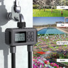 Digital Automatic Irrigation Watering Timer System Rain Delay Separate Timing Programs Sprinkler for Outdoor Lawn Gardening Pool