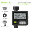 Eshico Garden Tools Irrigation System Adjustable Convenient Install Waterproof Design Large LCD Display Digital Watering Timer