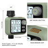 Eshico New Style Water Timer Knob Easier to Operate LED Backlight Dark Night Guardian Rain Sensing More Intelligent Garden Tools