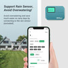 INKBIRD 8-Zone Controls Wi-Fi Digital Sprinkler Controller Intelligent Digital Automatic Watering Timer For Lawn Courtyard Green