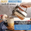 9 Cups Coffee Pot Stainless Steel Moka Pot Brewed Americano Tea Milk for Home Camping Coffeeware Teaware Espresso French Press