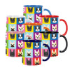 Funny Dog Mugs French Bulldog Coffee Cups Colorful Ceramic Milk Tea Creative Cups Gift Coffeeware Drinkware Teaware Tableware