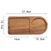 Coffeeware Teaware Wooden Tray Coffee Tea Tray for Hospitality Breakfast Serving Food Trays Dishes rangement cuisine bandeja