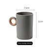 Wooden Handle Mugs Creative Brushing Gargling Cup Nordic Plastic Coffee Cups Drinkware Coffeeware Teaware Kitchen Accessories