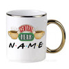 Personalized Name TV Show Friends Mugs Central Perk Coffee Mugen Monica Rachel Travel Cup Drinkware Teaware Tableware Coffeeware