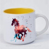 Watercolor Horse Mugs for Home Decor,Coffee Mugs, Tea Cups, Equestrian Gifts,Horseman Rider, Milk Teaware, Drinkware, Coffeeware