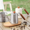 Stainless Steel Jug Coffeeware Teaware Kettle Coffee Pot Coffe Accessories Swan Neck Teapot Coffee Goose Beak Barista Supplies