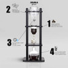 Brown Frame Cold Brew Drip Coffee Maker YAMCDM8CBR 6-8 Cup Coffeeware Teaware Cafes Coffee Makers and Teapots Tea Kitchen Dining