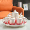 European Pot Tea Set Ceremony Coffeeware Matcha Afternoon Tea Set Living Room Saucers Lazy Dining Service Tazas De Te Teaware