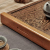 Portable Plate Tea Tray Kettle Coffeeware Teaware Bamboo Dish Wooden Tray Serving Food Plateau En Bois Office Accessories