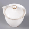 Tea Pot Gaiwan with Filter Cover Bowl Cup White Ceramic Kung Fu Tea Set Teacup Teapot Infuser Tureen Tibetan Coffeeware Teaware
