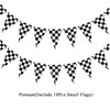 Checkered Race Car Party Black White Checkered Flag Tablecloth Road Tablecloth Racetrack TableCover Racing Birthday Party Decor