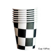 Checkered Race Car Party Black White Checkered Flag Tablecloth Road Tablecloth Racetrack TableCover Racing Birthday Party Decor