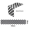 Checkered Race Car Party Black White Checkered Flag Tablecloth Road Tablecloth Racetrack TableCover Racing Birthday Party Decor