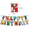 Ninjago Theme Disposable Tableware Birthday Party Decorations Latex Aluminum Foil Balloon For Kids Event Supplies New Banner