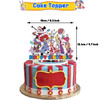 The Amazing Digital Circus Birthday Party Decoration Disposable Tableware Balloons Tablecloth Cake Toppers for Kids Baby Shower