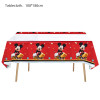 Mickey Mouse Birthday Party Supplies and Decorations Minnie Mouse Party Supplies Serves Tablecloth Disposable Tablecover