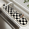 Sink Faucet Drain Pad Table Mat Absorbent Diatom Mud Toilet Pad Non-slip Anti-mildew Mat For Kitchen Countertop Dining