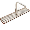Sink Faucet Drain Pad Table Mat Absorbent Diatom Mud Toilet Pad Non-slip Anti-mildew Mat For Kitchen Countertop Dining