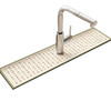 Sink Faucet Drain Pad Table Mat Absorbent Diatom Mud Toilet Pad Non-slip Anti-mildew Mat For Kitchen Countertop Dining