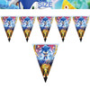 Sonic the Hedgehog Birthday Party Decoration Happy Party Banner Flag Sonic Cake Topper Latex Balloons Party Supplies Gift Bags