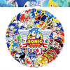 Sonic the Hedgehog Birthday Party Decoration Happy Party Banner Flag Sonic Cake Topper Latex Balloons Party Supplies Gift Bags