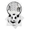 Football Popcorn Box Soccer Party Favor Treat Box for Sport Theme Birthday Party Decorations Baby Shower Supplies for Boys