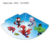 Spidey And His Amazing Friends Party Decorations Spiderman Disposable Dinnerware Tablecloth Background For Kids Birthday Supplie