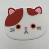Cat Shaped Cup Coaster Silicone Cup Mat Pad Mug Holder Mat Coffee Drinks Table Placemats Heat-resistant Cup Coasters