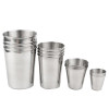 1PC Stainless Steel Metal Beer Cup Wine Cups Mini Glasses Kitchen Accessories For Wine Portable Drinkware Set 30/70/180/320ML