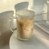 375Ml Stripe Glass Cup with Lid Straw Japanese Style Drinking Chic Mugs Milk Coffee Drinkware Tea Birthday Gifts whiskey Glasses 375Ml Stripe Glass Cup with Lid Straw Japanese Style Drinking Chic Mugs Milk Coffee Drinkware Tea Birthday Gifts whiskey Glasses