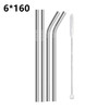 4pcs Short Metal Straws 304 Stainless Steel Straws Eco Reusable Drinking Straws for Kids Drinkware Bar Cocktail Glasses Cup