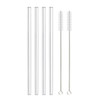 20cmx8mm Clear Glass Straws for Smoothies Cocktails Drinking Straws Reusable Eco Friendly Straws Drinkware Bar Party Accessory