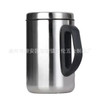 Stainless Steel Silver Beer Mug Double Wall Coffee Tea Wine Milk Tumbler Portable Travel Water Cup Kitchen Drinkware 350ml/500ml